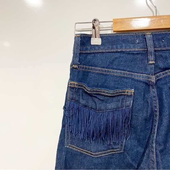 Levi's Wedgie Straight Jeans No Man's Land Fringe - Picture 9 of 16